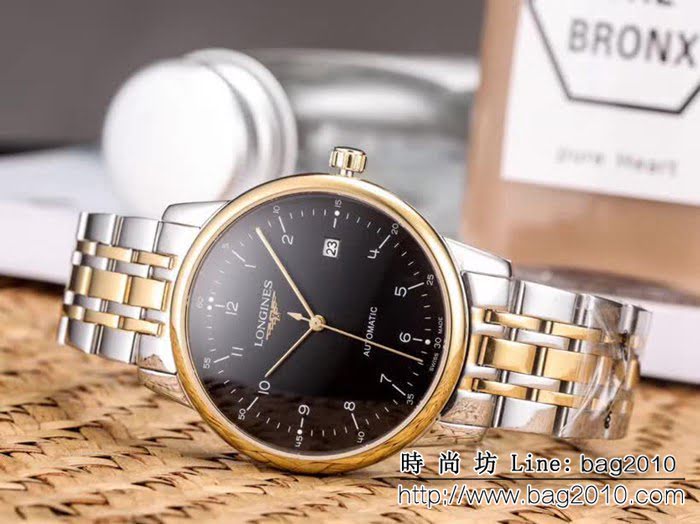 LONGINES浪琴 經典大三針 全自動機械 精品男士腕表 WSS0858